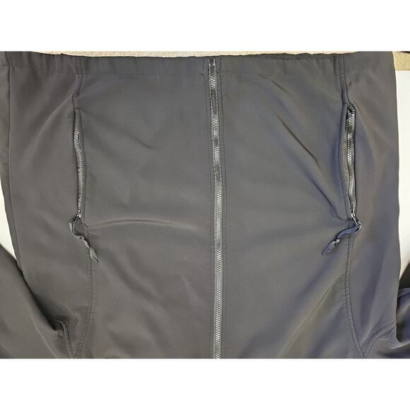 The North Face MEN'S 2XL Black Full Zip Hoodie Outdoors Hiking Fleece Jacket - Picture 3 of 7